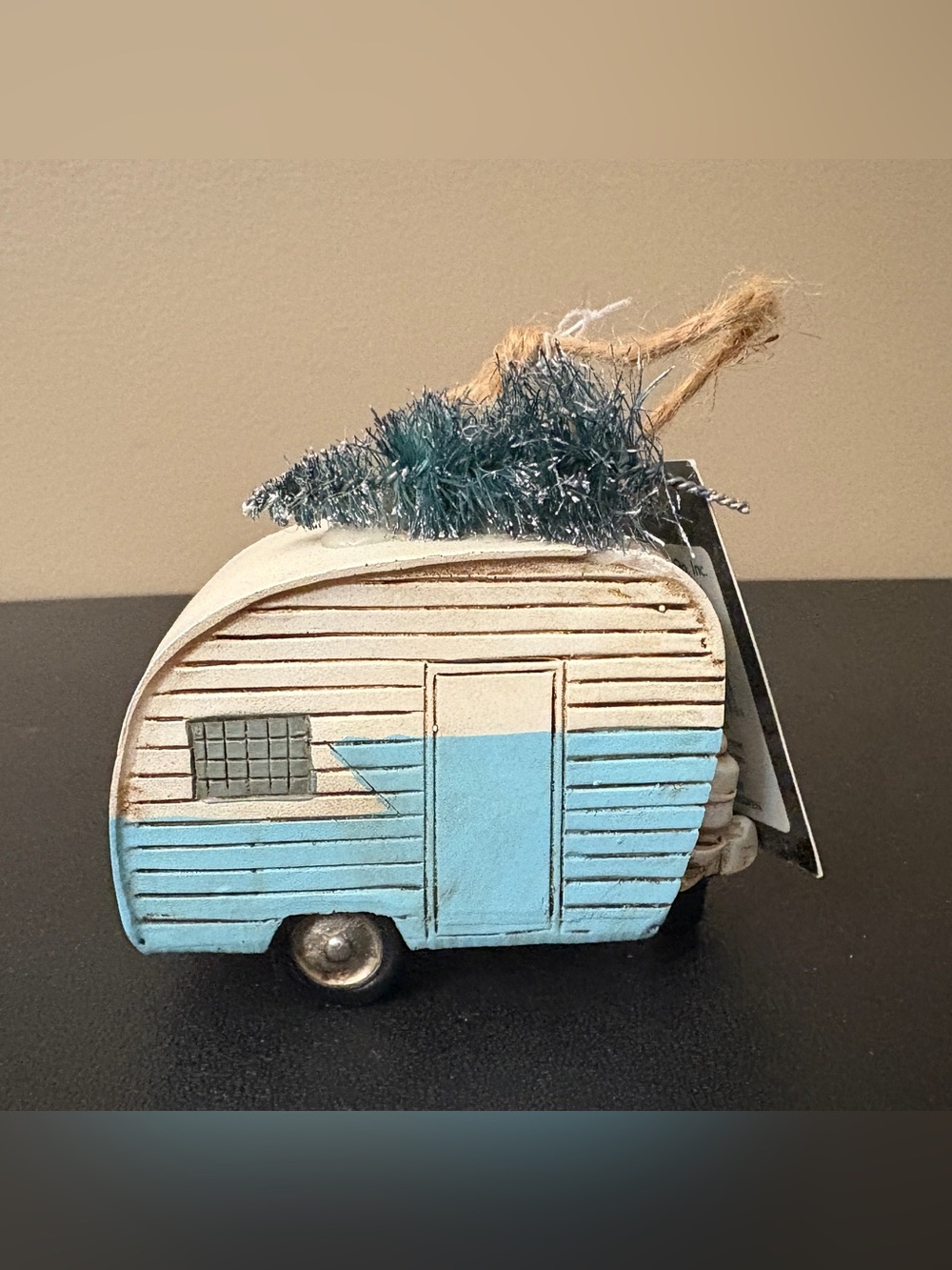 Creative Co-Op camper trailer ornament